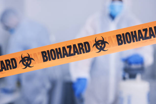 Professional Biohazard Cleanup technician working in Bedford, OH